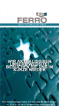 Mobile Screenshot of ferro-industrieanlagen.de